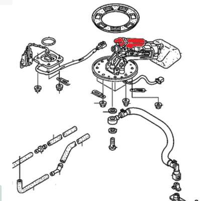 16011-MFP-N01 fuel pump image 3