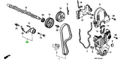 14520-P2A-305 Timing Belt image 11